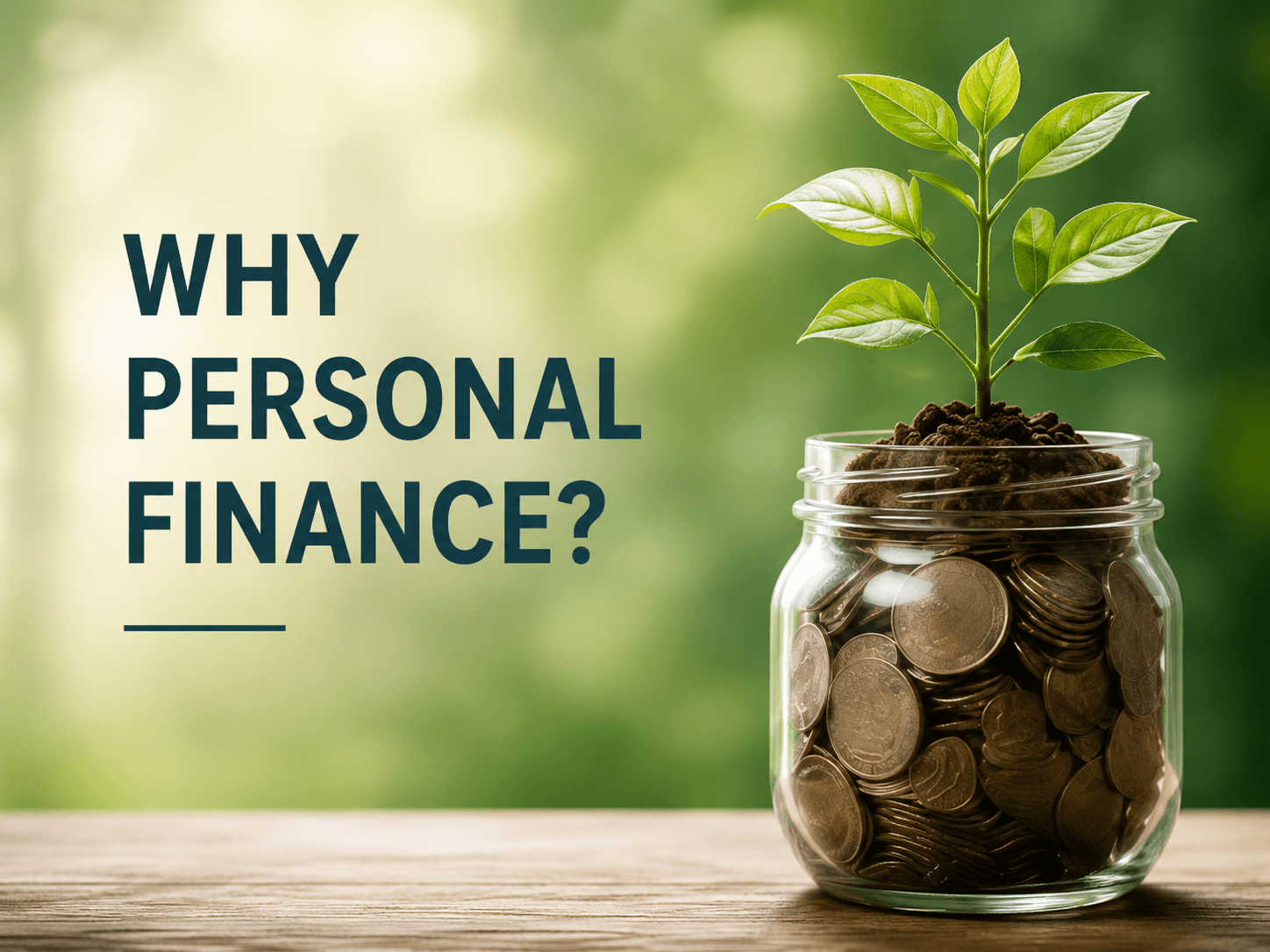 Why Personal Finance?